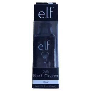 e.l.f. Studio Daily Brush Cleaner Sanitizer Anti Bacterial Cleanser Clear NIB